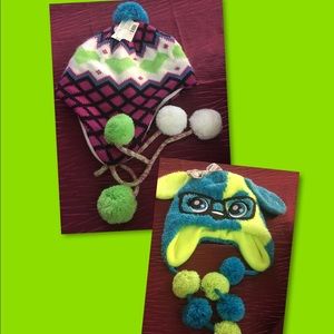 🛍 Girls Colorful Winter Hats